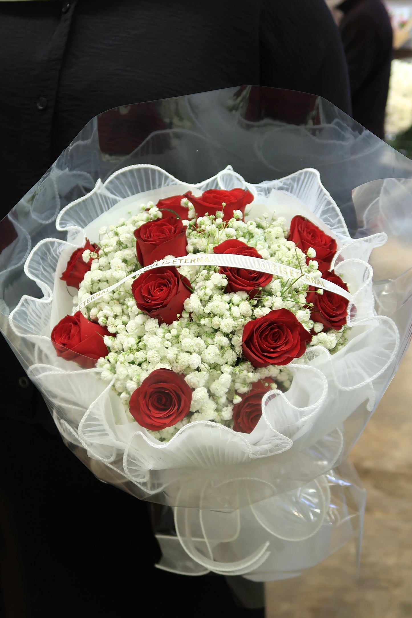 V19 Red in White